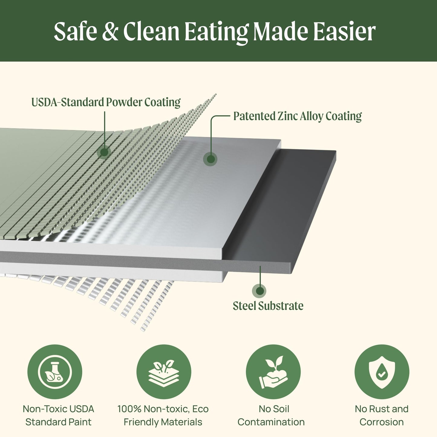 Vego garden Raised Garden Bed Kits with Garden Irrigation Kit