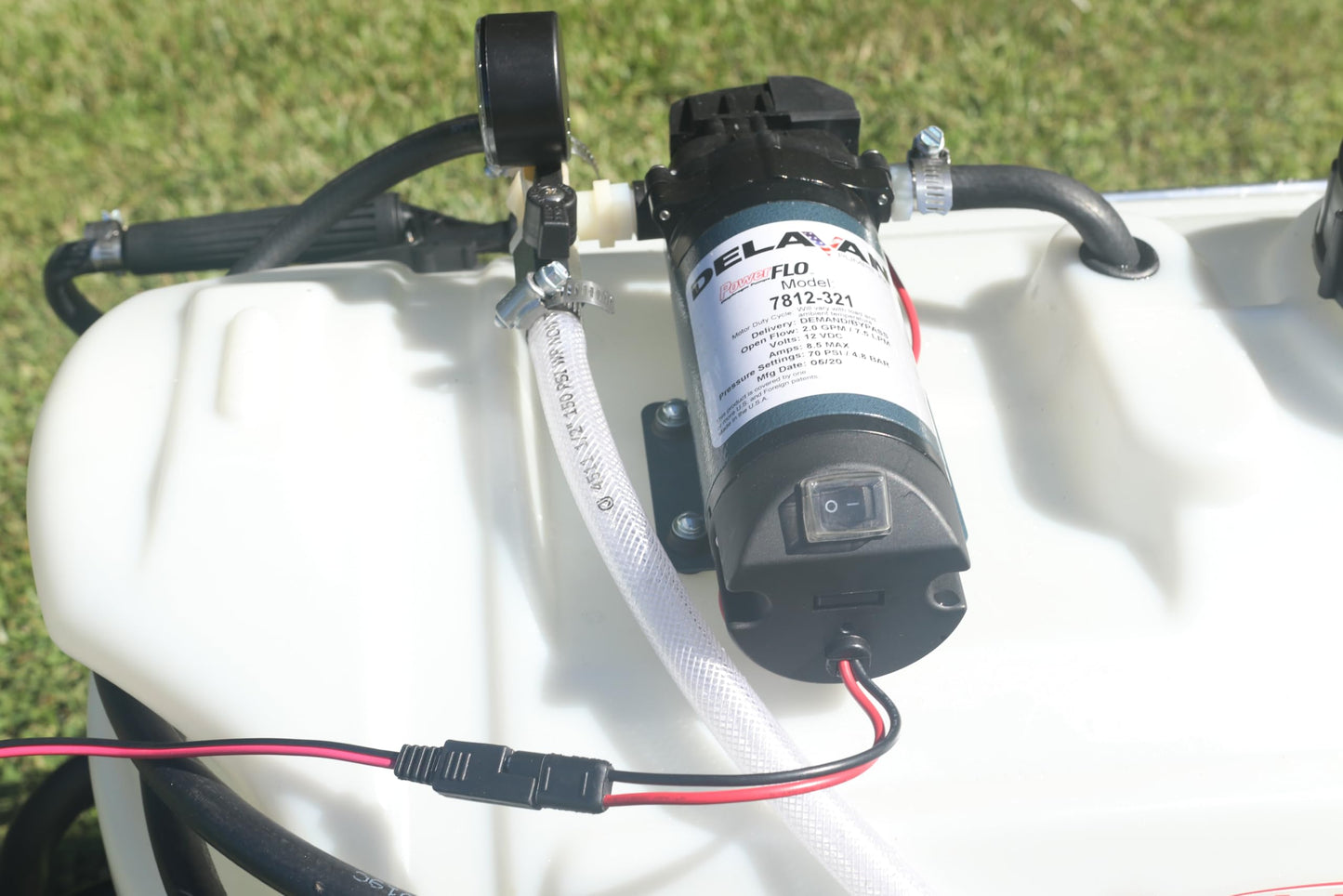 Precision Products TCT15 Tow Behind and Spot Sprayer, 12-Volt, 15-Gallon