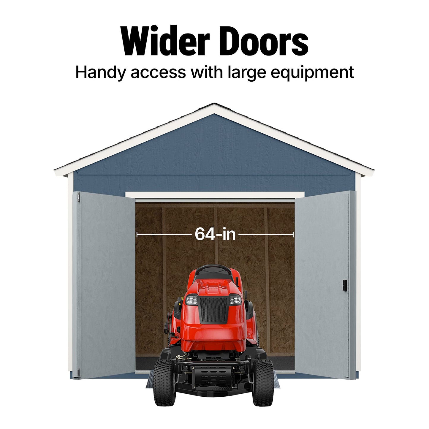 Handy Home Products Rookwood 10x12 Do-It-Yourself Wooden Storage Shed- Does not Include Floor kit, Paint, or Roofing Shingles