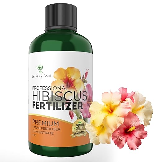 Choice Hibiscus Professional Liquid Fertilizer - Complete 3-5-4 Nutrient Blend Concentrate for Enhanced Blooming & Growth - Perfect for Garden & Indoor Plants, New & Improved Blend - 8 oz
