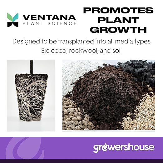 Clonex Rooting Gel 100ml with VPS OrganiPlug Hydroponic Seed Starter Plugs 50 Pack - Bundle