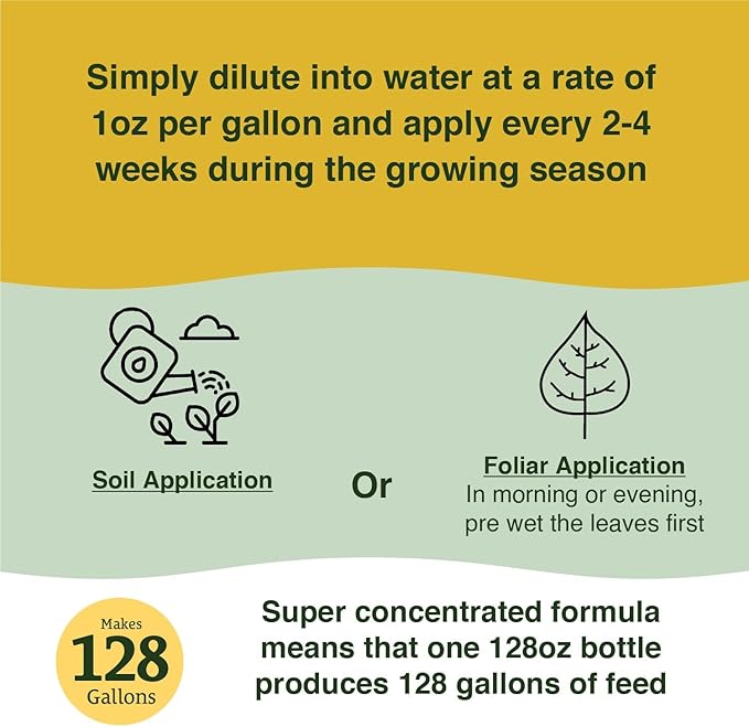 Farmer’s Secret Soil Revitalizer (128oz) - Organic (OMRI Listed) Dirt Health Booster - Liquid Compost Soil Amendment - Activated Humic Acid - Great for Fall Application