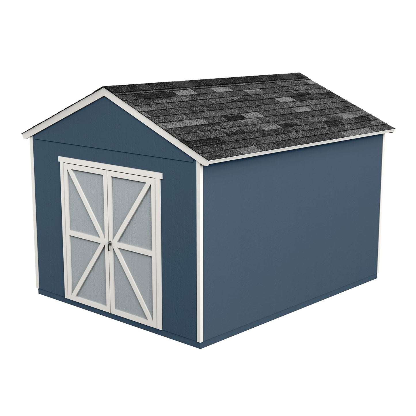 Handy Home Products Rookwood 10x12 Do-It-Yourself Wooden Storage Shed- Does not Include Floor kit, Paint, or Roofing Shingles