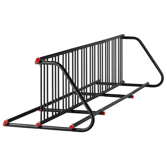 Retrospec Commercial Grid Bike Rack - Single & Double Sided - Bicycle Storage Stand for Garages, Stores, Schools & Universities Power Coated Steel - Black 20 Bike/Double Sided