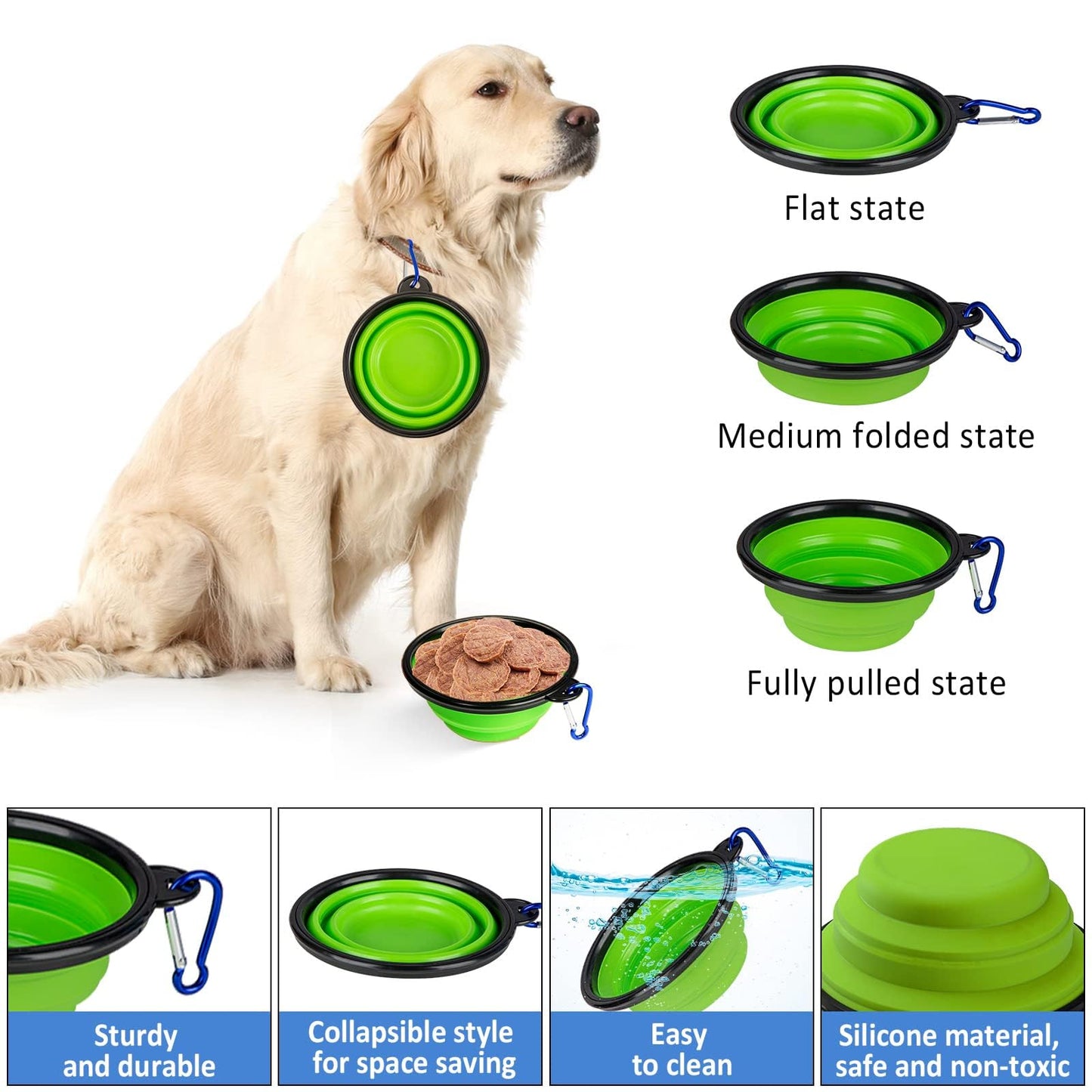 GPUSFAK Pet First Aid Kit for Dogs & Cats - Dog First Aid Kit Pet Emergency Kit with First Aid Supplies for Home Camping Hiking Traveling