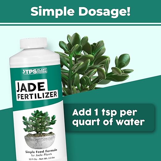TPS NUTRIENTS Jade Fertilizer for All Jade and Crassula Plants, Liquid Plant Food, 32 oz (1 Quart)