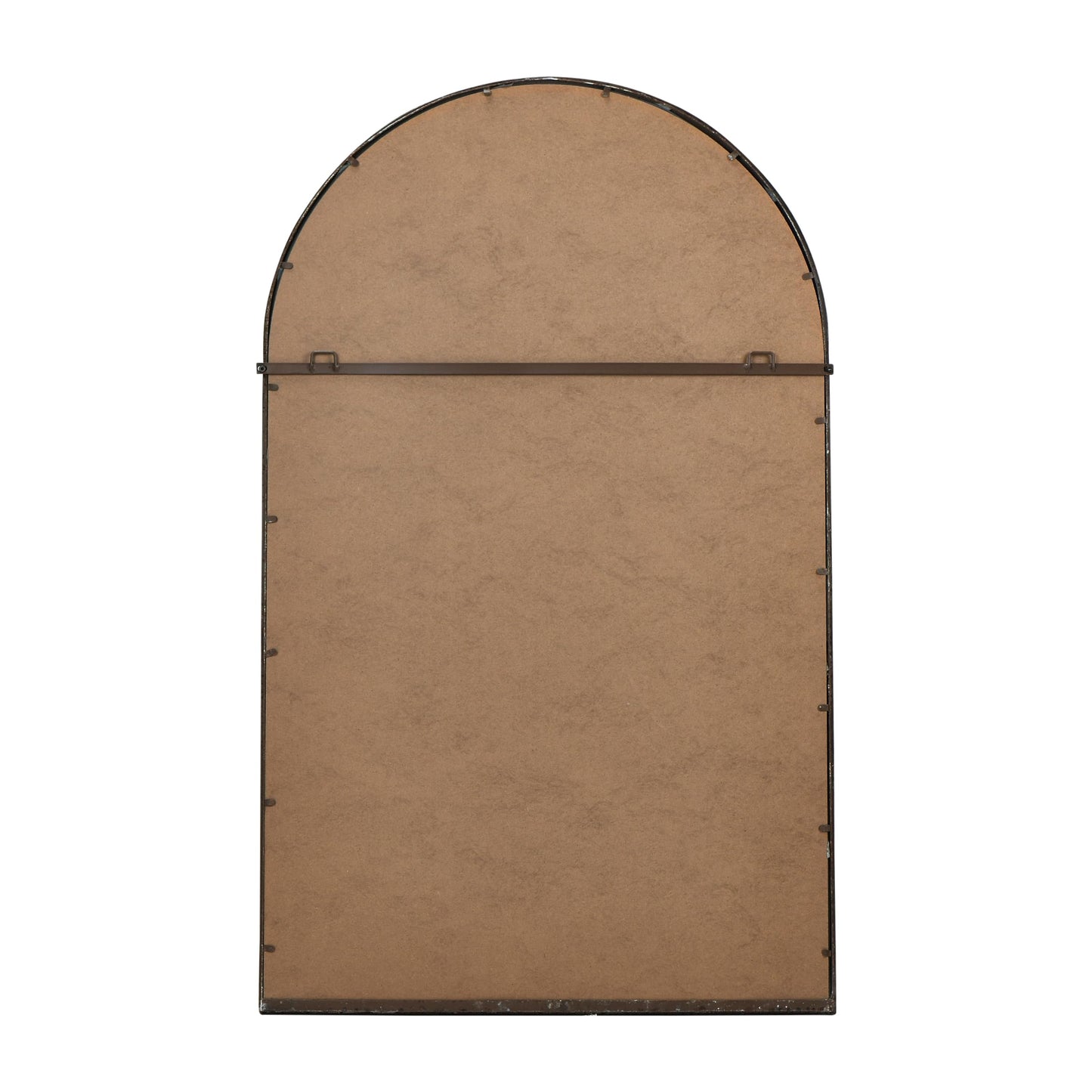 Creative Co-Op Arched Mirror with Iron Cage Design