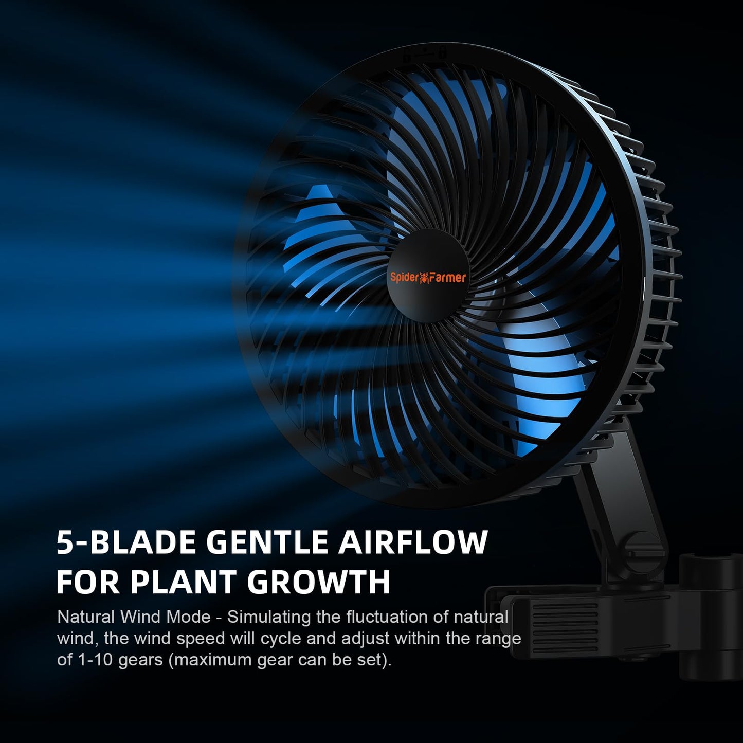 Spider Farmer New Grow Tent Fan 6" and SF2000Pro, Samsung LM301H EVO Led Grow Light, Full Spectrum Plant Grow Light