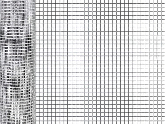Hardware Cloth 19 Gauge 48in x100ft 1 Inch Galvanized, Chicken Rabbit Snake Cage Fence Mesh Roll,Garden Plant Welded Metal Wire Fence,Poultry Animal Netting Cage Screen.