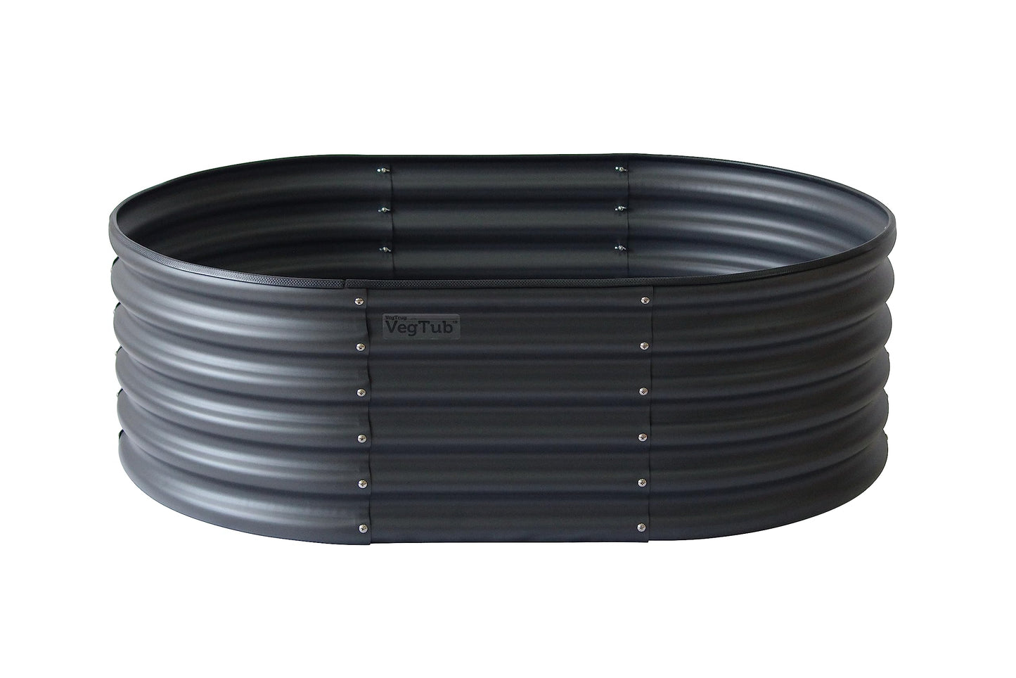 VegTub Modular Metal Raised Bed Kit - Charcoal
