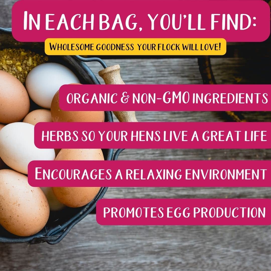 Pampered Chicken Mama Backyard Chicken Nesting Herb Starter Bundle - 7 Different Nesting Herb Blends! (3 lbs Total)