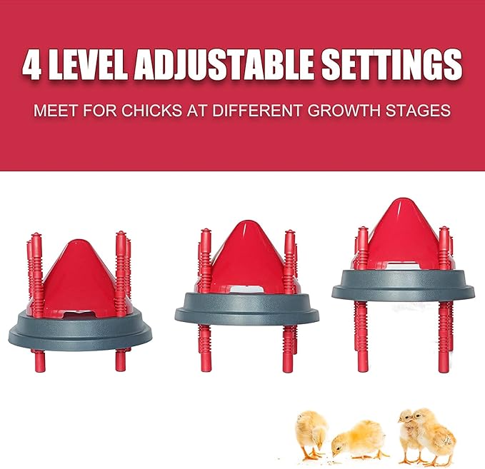 Chick Duckling Brooder Heating Plate- Chicken Coop Brooder Heater Like Mother Hen,Safer Than Brooder Lamps Heater -Warm Up to 15 Chick,Ducklings(Chick Brooder Heating Plate)