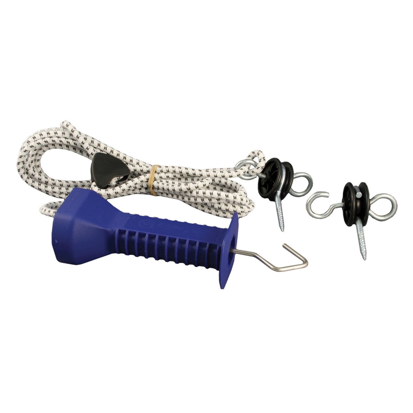 Zareba Electro-Gate Kit - Weather-Resistant Electric Gate Kit - Includes Anchors, Adjuster, Plastic Handle, Fencing Cord - WPGK3