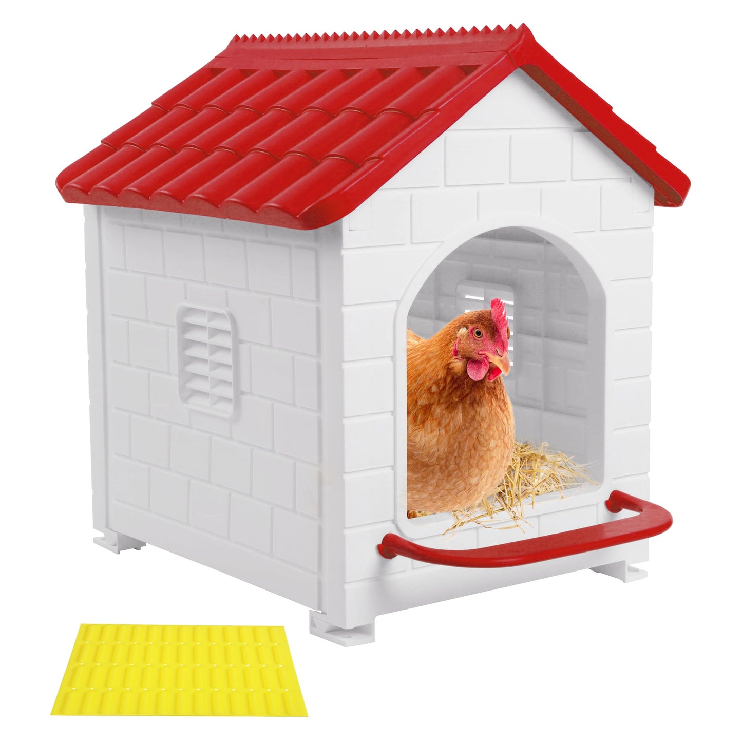 Nesting Boxes for Chicken, Plastic Compartment Chicken Nesting Boxes Coop for Laying Eggs for Hens, Ducks and Poultry
