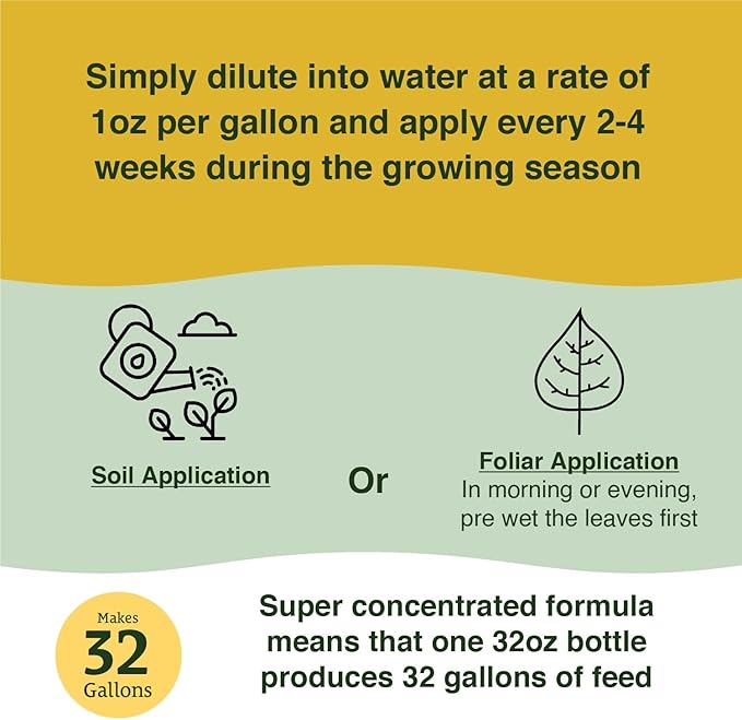 Farmer’s Secret Soil Revitalizer (32oz) - Organic (OMRI Listed) Dirt Health Booster - Liquid Compost Soil Amendment - Activated Humic Acid - Great for Fall Application