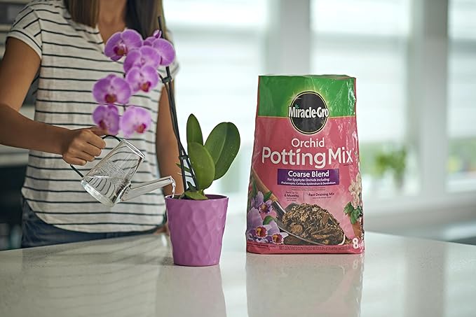 Miracle-Gro Orchid Care Bundle, Includes Potting Mix and Plant Food Mist, For Indoor and Outdoor Container Orchids