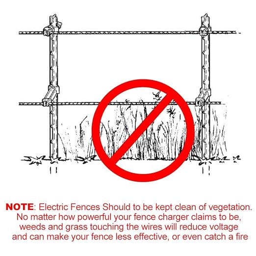 Portable Electric Fence Polywire, 1312 Feet 400 Meter, 9 Conductors, Black and White Color