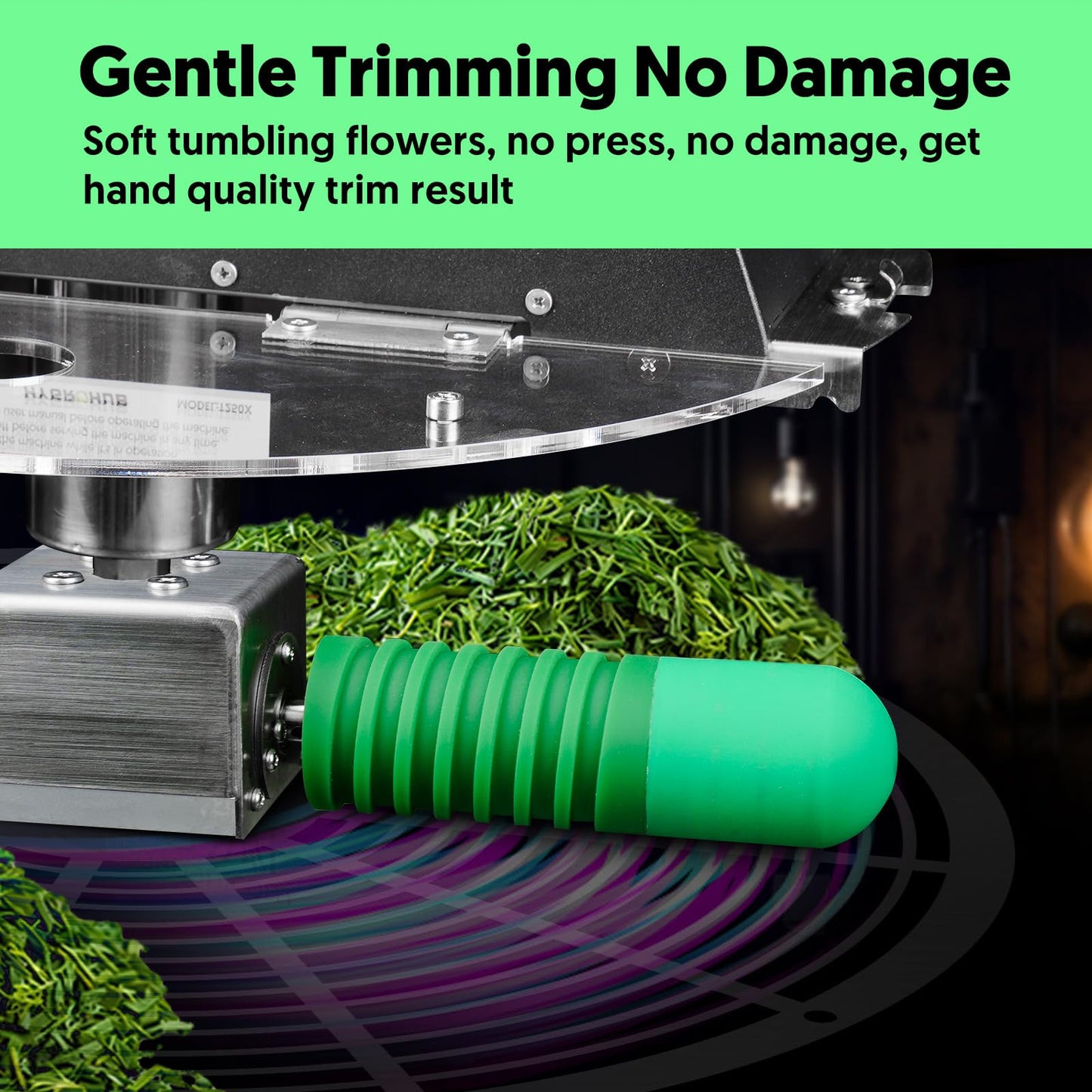 Electric Bud Trimmer with Garden Trimming Scissors, Bulk Precise Trimming Tool Set