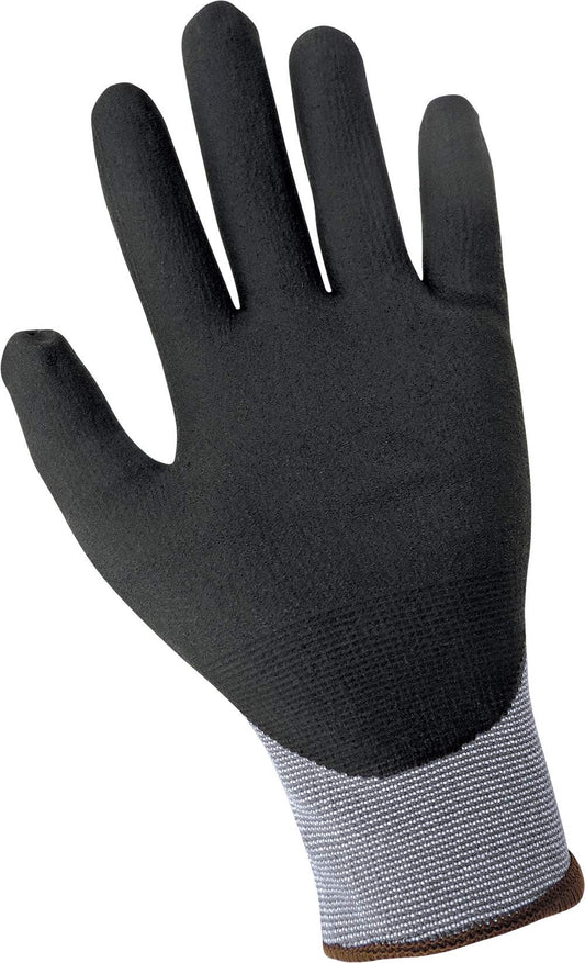 Global Glove 500NFT - Tsunami Grip New Foam Technology Nitrile Coated Gloves - X-Large - Case of 72 Pairs
