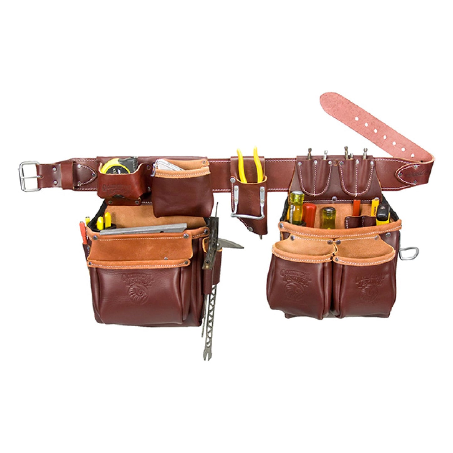 Occidental Leather Stronghold Big Oxy Set - X-Large - 28 Pockets & Tool Holders - Premium Top-Grain Leather - Made in USA