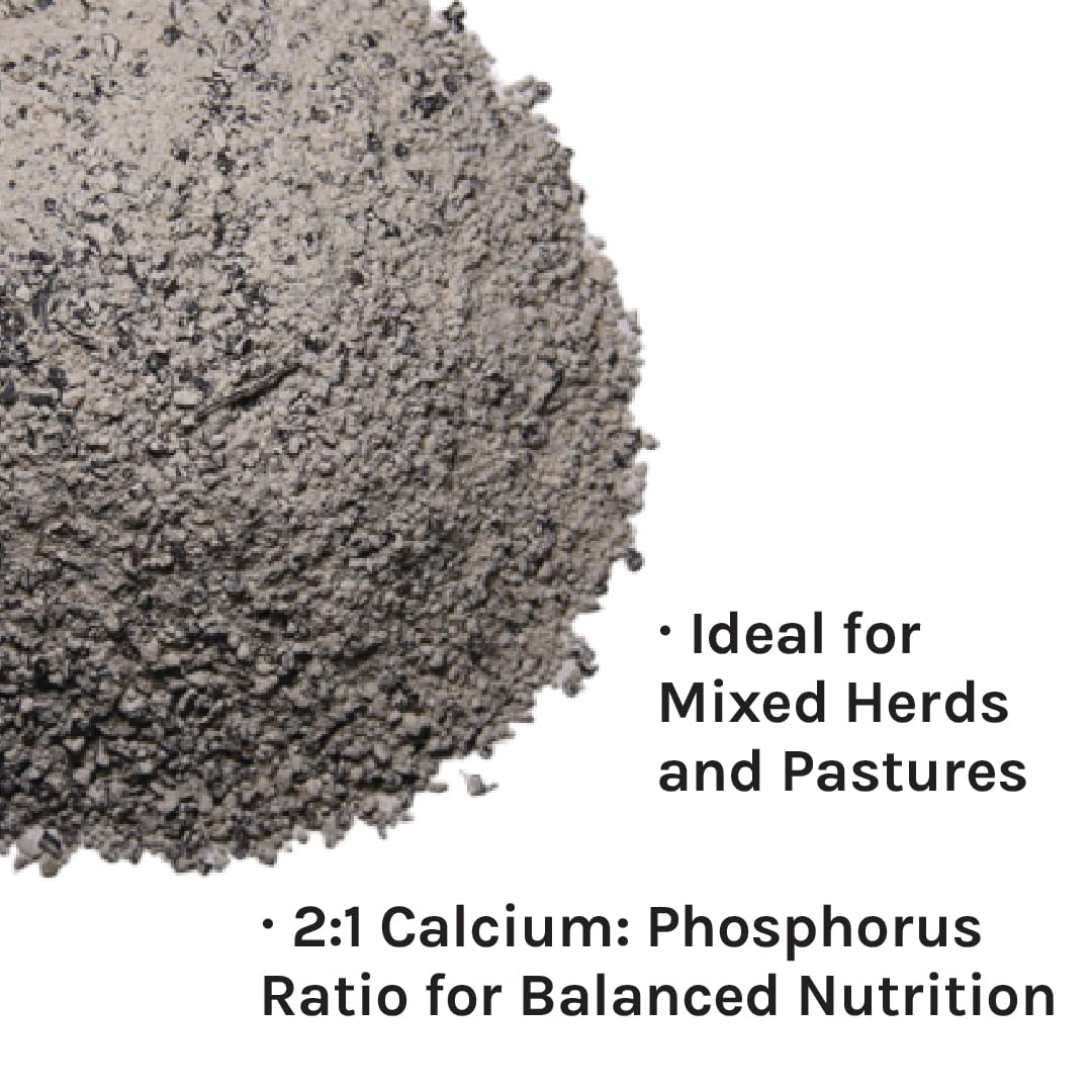 New Country Organics I Organic Kelp Supplement for Cattle, Goats & Horses I Certified Organic Non-GMO, Natural Mineral Blend I Sea Kelp Powder with Essential Calcium & Phosphorus I 40 lbs