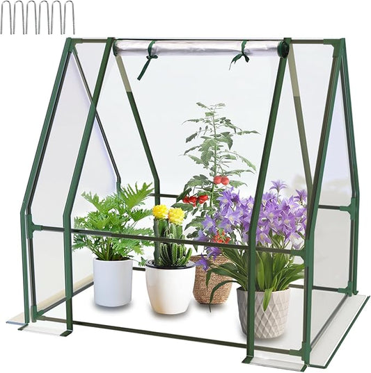 Mini Greenhouse, 35×35×36" Portable Greenhouse for Indoor Outdoor, Small Green House for Plants, Seedling, Germination