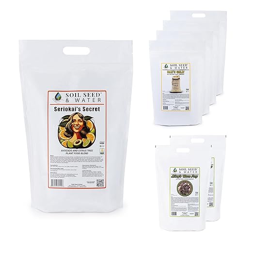 Seriokai's Secret Organic Fertilizer Soil Amendment Bundle with Worm Castings and Dairy Compost Avocado and Citrus Fruits - Orange, Lemon, Grapefruit, Lime and Pomelo