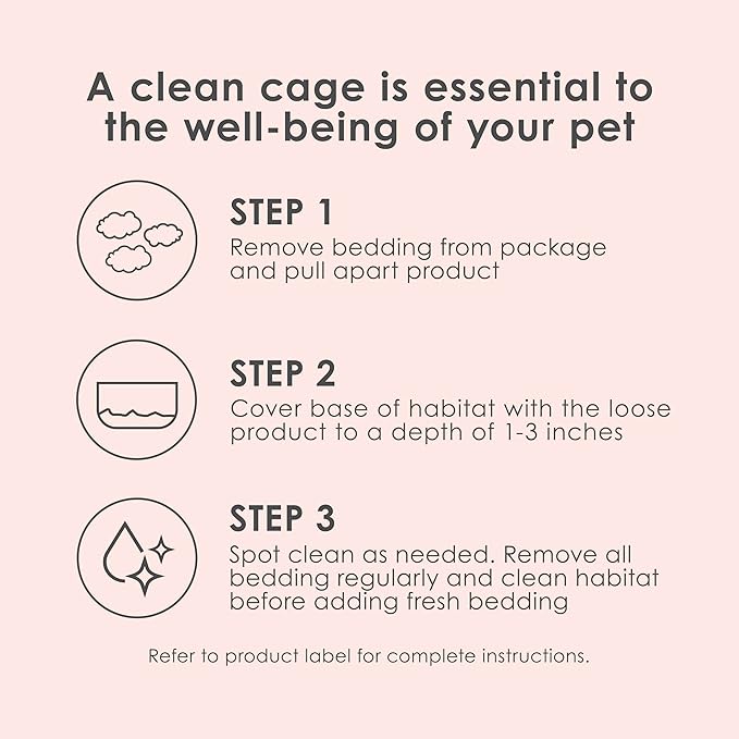 Kaytee Clean & Cozy Colors, Small Animal Bedding with Extreme Odor Control, Kaleidoscope, 24.6 Liters