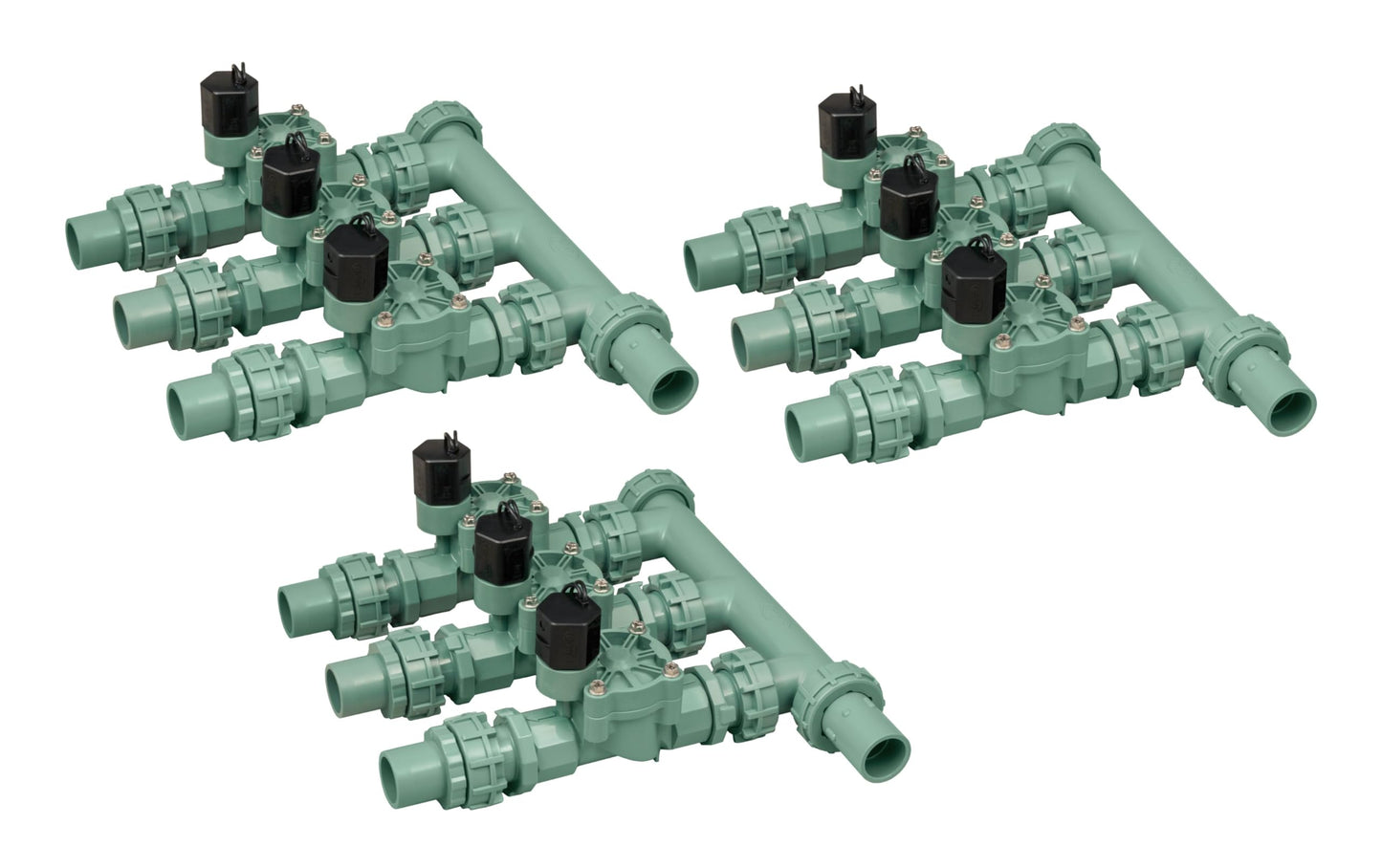 Orbit 57253 3-Valve Irrigation Manifold System - 3 Pack