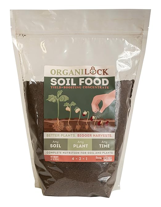 Soil Food - (6 Pound Bag) | Regenerative Soil Amendment with Microbes, Microbe Food, Biochar & Organic Fertilizer | Yield-Boosting Concentrate |