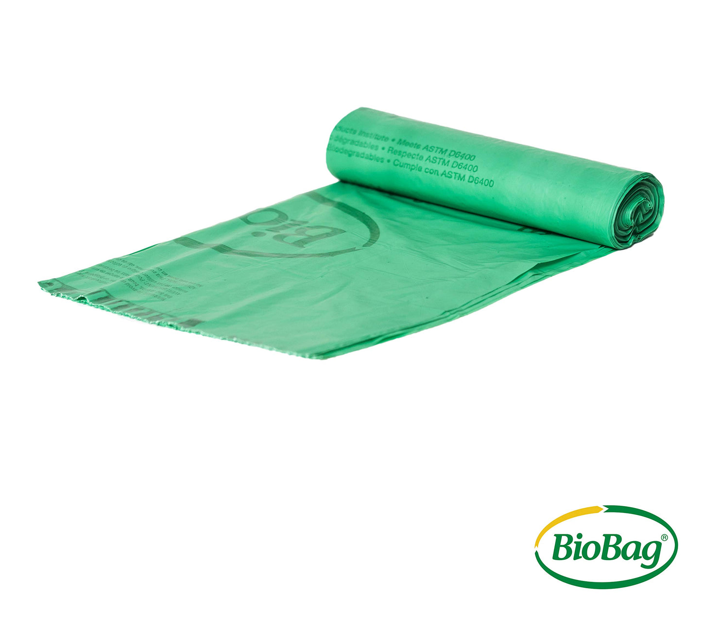 BioBag (USA) The Original Compostable Bag, 8 Gallon, 500 Count, 100% Certified Compostable Trash Bag Liners for Food Waste, Extra Strong and Durable