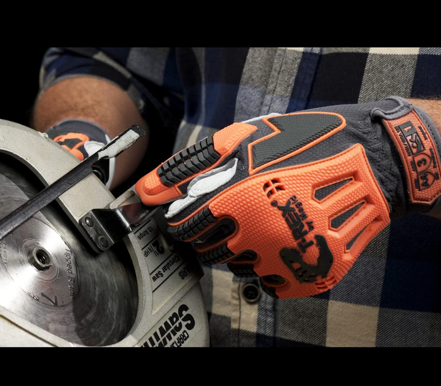 MAGID T-REX Windstorm ANSI A4 TRX744 Impact Gloves, 36 Pairs, Size 13/4XL (TRX744)