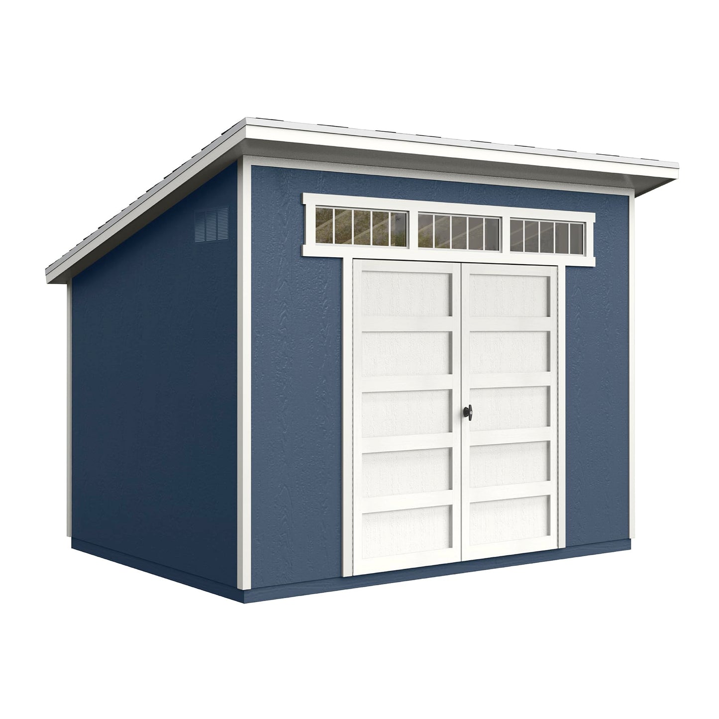 Handy Home Products Olympia 10x7.5 Wood Storage Shed with Floor Kit- Does not Include Paint or Roofing Shingles