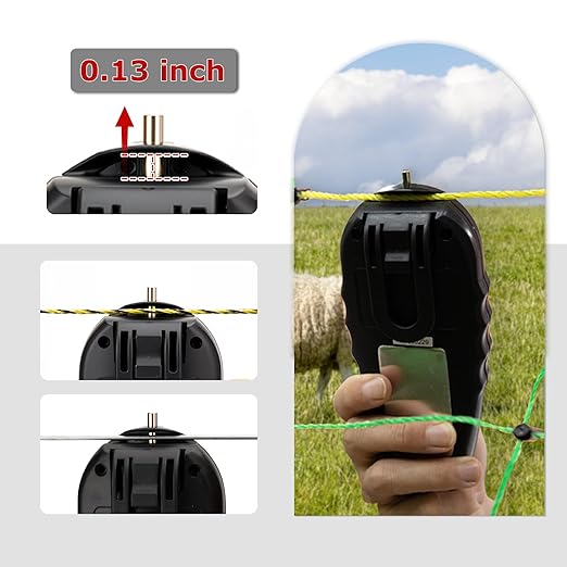Electric Fence Tester and Fault Finder, 15KV Digital Electric Fence Voltage Tester 200V‑15000V