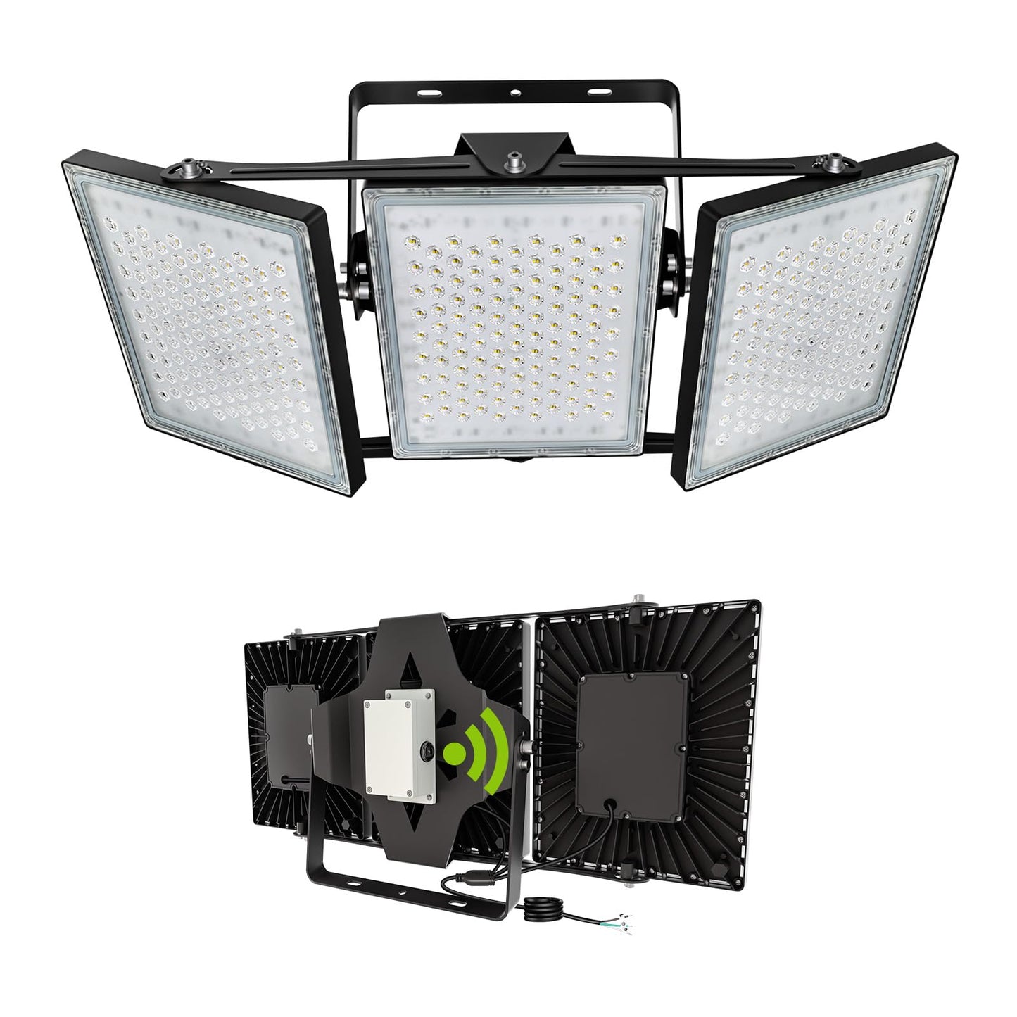 STASUN Flying Series Max - 900W Dusk to Dawn LED Flood Light, 90000lm 6000K Super Bright Outdoor Lighting, IP66 Waterproof, Wide Angle, LED Area Light for Yard, Parking Lot