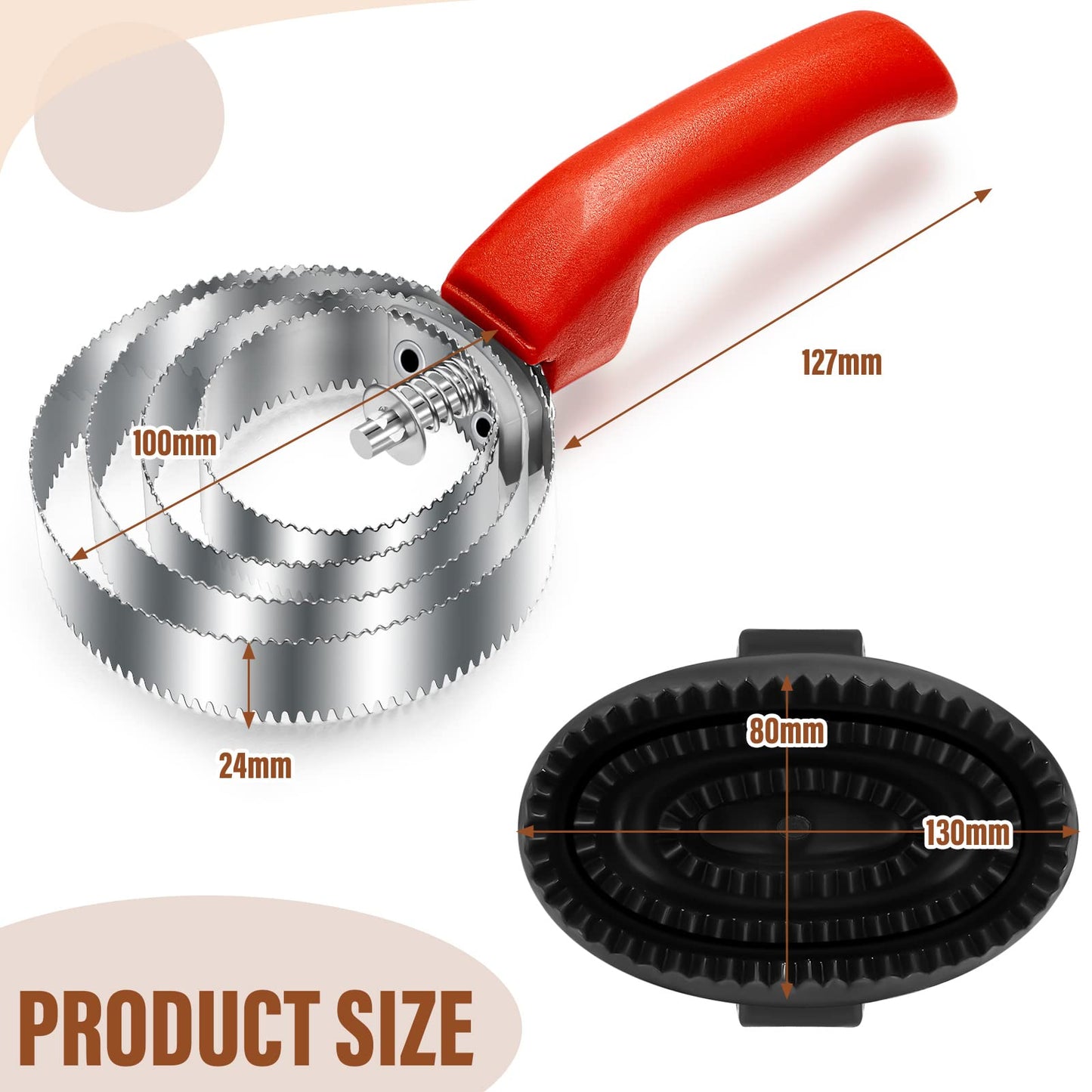 Reversible Stainless Steel Curry Comb with Large Rubber Brush for Grooming Horses, Dogs, Goats, Cattle, Cow, Donkey Supplies