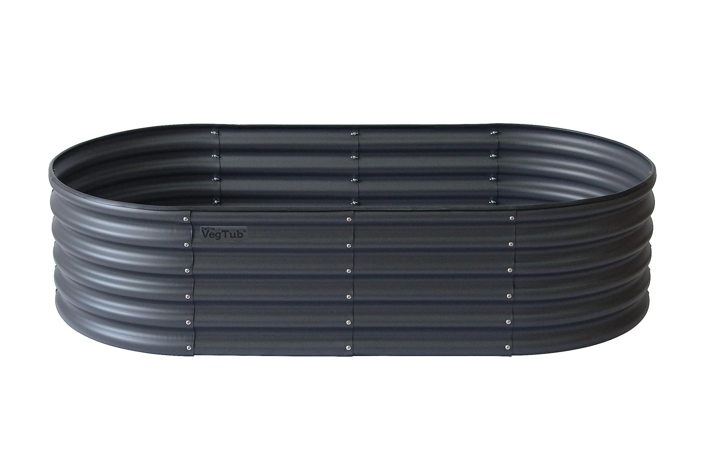 VegTub Modular Metal Raised Bed Kit - Charcoal
