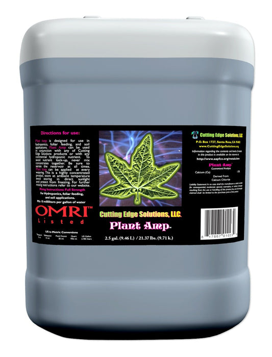 Cutting Edge Solutions Plant Amp:2504 Plant AMP Growing Additive, 2.5-Gallon