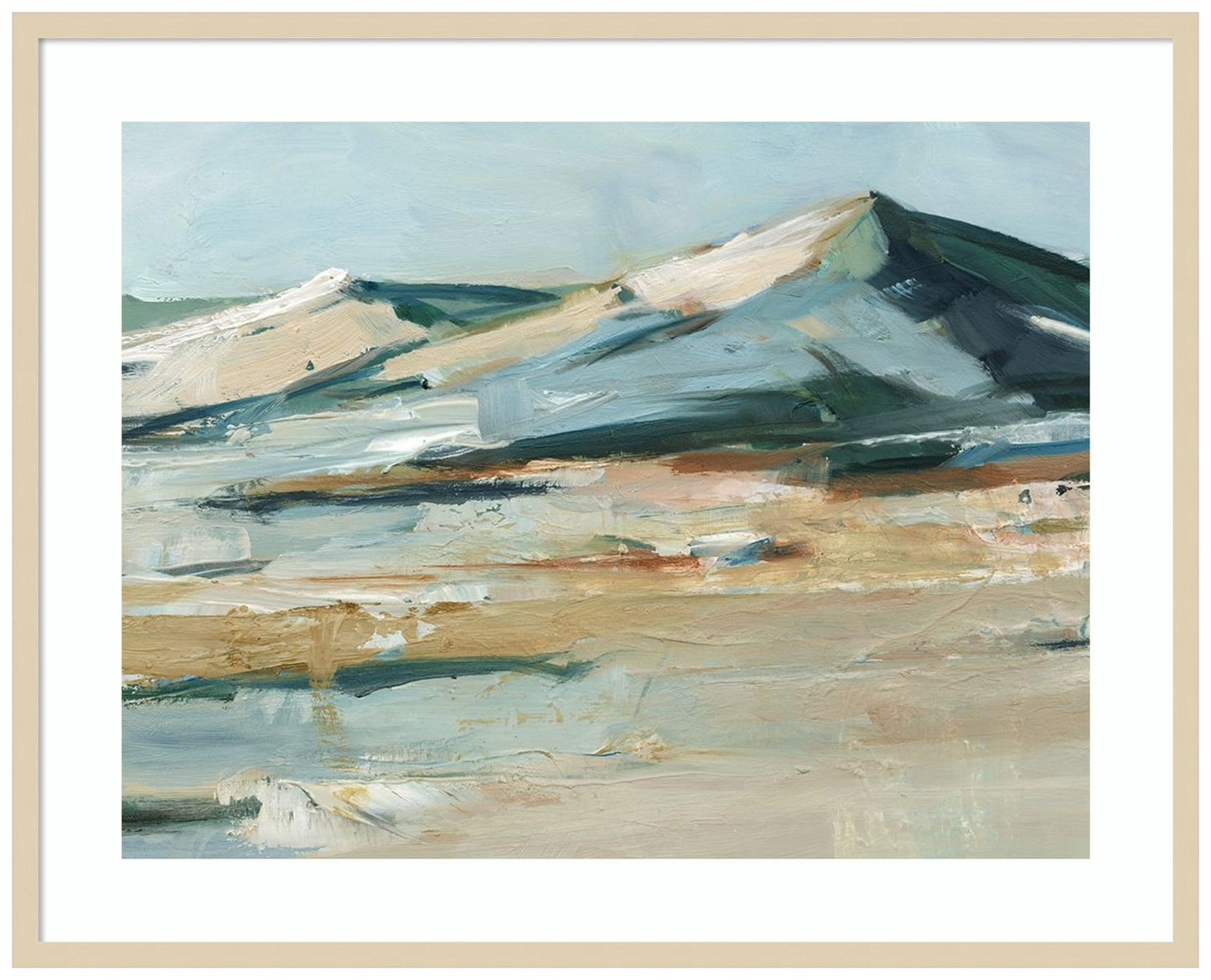 Amanti Art Framed Wall Art Print 33x41 Spring Mountain View II by Ethan Harper, Landscapes Wall Art, Rustic Farmhouse Decor, X-Large Poster Painting Artwork for Living Room, Bedroom, Bathroom