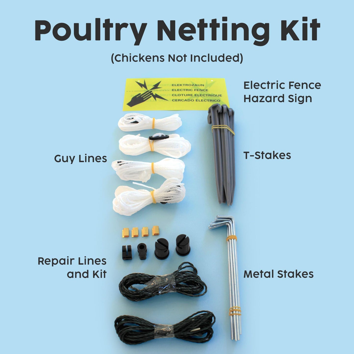 Happy Henhouse Electric Poultry Netting – Premium, Portable & Weatherproof 48" x 164' Net with Stakes, Easy-Setup Predator Fence for Chickens, Farms & Gardens - Sleep Sound Knowing Your Coop is Safe