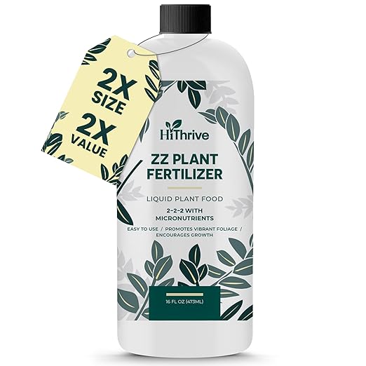 16oz ZZ Plant Fertilizer - Makes 32 Gallons of Liquid Fertilizer for Indoor Plants, Outdoor & Houseplant Food for ZZ Plant Live - Nutrient-Rich Formula for Glossy Leaves & Strong Roots