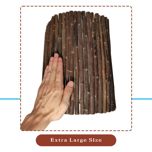 AGGQQA Guinea Pig Hideout Rabbit Hide Rat Cage Accessories Extra Large Wooden Tunnel Hut Hideaway for Pig Hideout Tortoise Hedgehog Ferret and Chinchilla