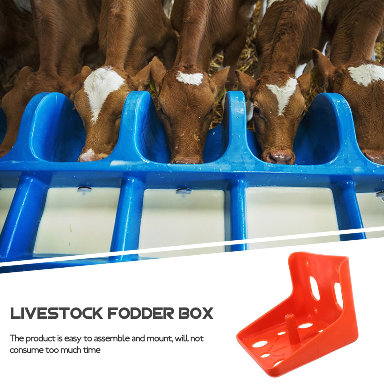 KESYOO Lick Brick Box Cow Tray Deer Salt Block Salt Goats Salt Block Feeder Holder Large Thicken Sheep Licking Livestock Cattle Salt Block Feeder Blocks Holders Mineral Coarse or