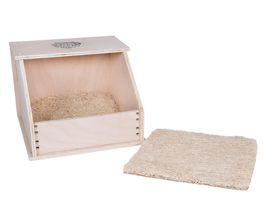 Small Pet Select - Chicken Nesting Box, 15x15x11, for Hens Laying Eggs, Wooden, Chicken Coop Nest Box, Made in The USA