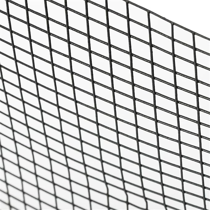 LABLT 24 in x 50 ft Hardware Cloth, 1/2 in Chicken Wire Fence for Chicken Coop Fences and Poultry Animal Netting (19 Gauge, Black)