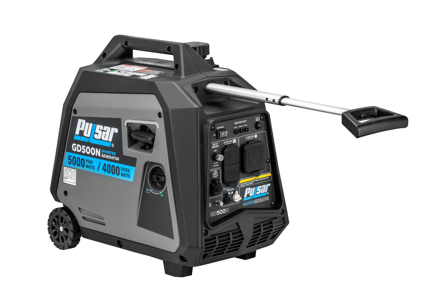 Pulsar Products GD500N, 5000W Portable super-quiet Inverter Generator, RV-Ready, CARB Compliant