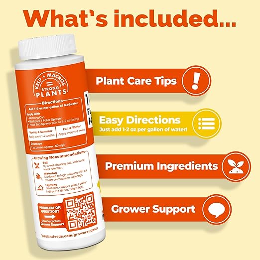 TPS NUTRIENTS Liquid 10-10-10 Fertilizer for Plants, Triple Ten NPK Plus Iron and Micros, Liquid Plant Food 8 oz (250mL)