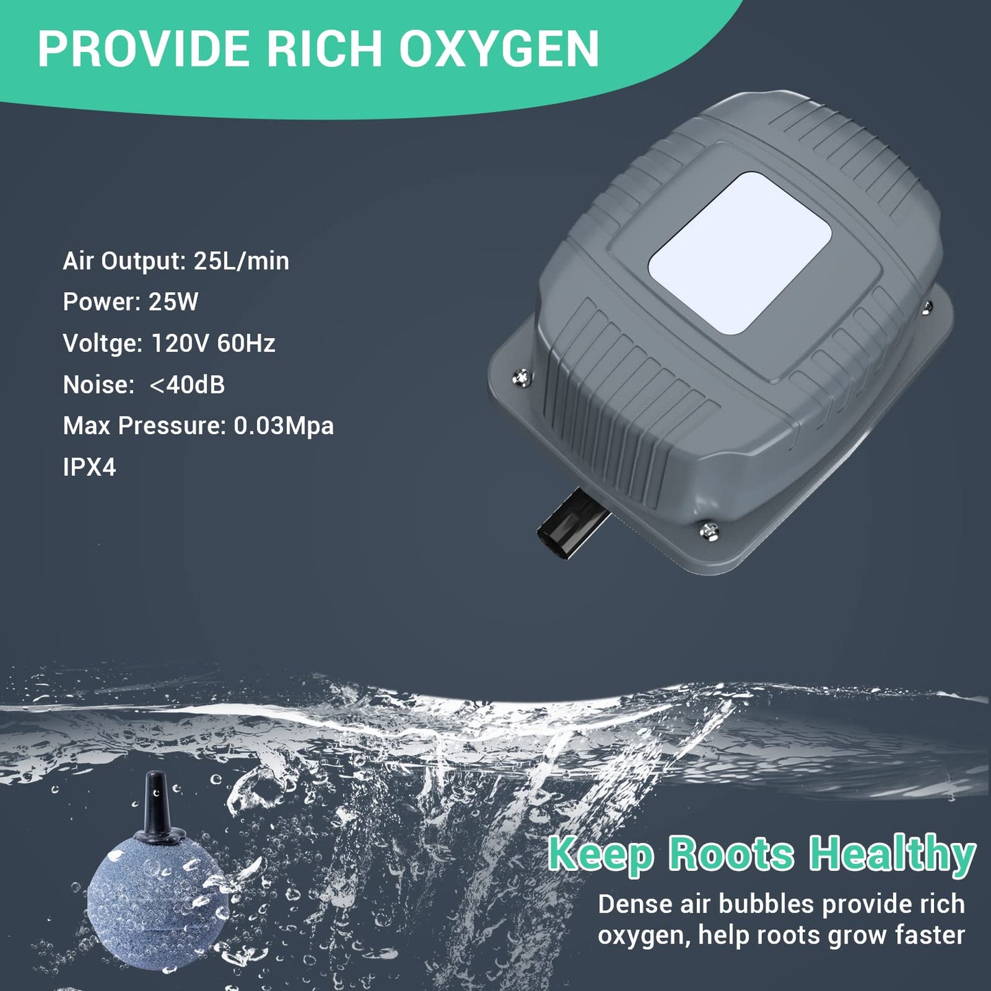 RDWC Top Feed Drip Hydroponics Systems 6 Buckets + Reservoir, Recirculating Deep Water Culture Hydroponic Bucket System, 5 Gallon Hydroponics Grow System Kit with Water Pump, Air Pump