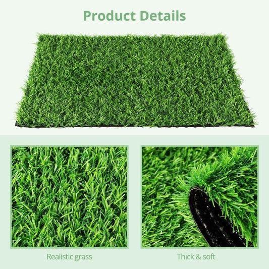 Homaisson 12Pack Chicken Nesting Pads, 12”x12” Nesting Box Pads Artificial Grass Washable Chicken Coop Bedding Laying Rug Fake Turf Mats Grass Carpet Garden Lawn for Hen Small Pets
