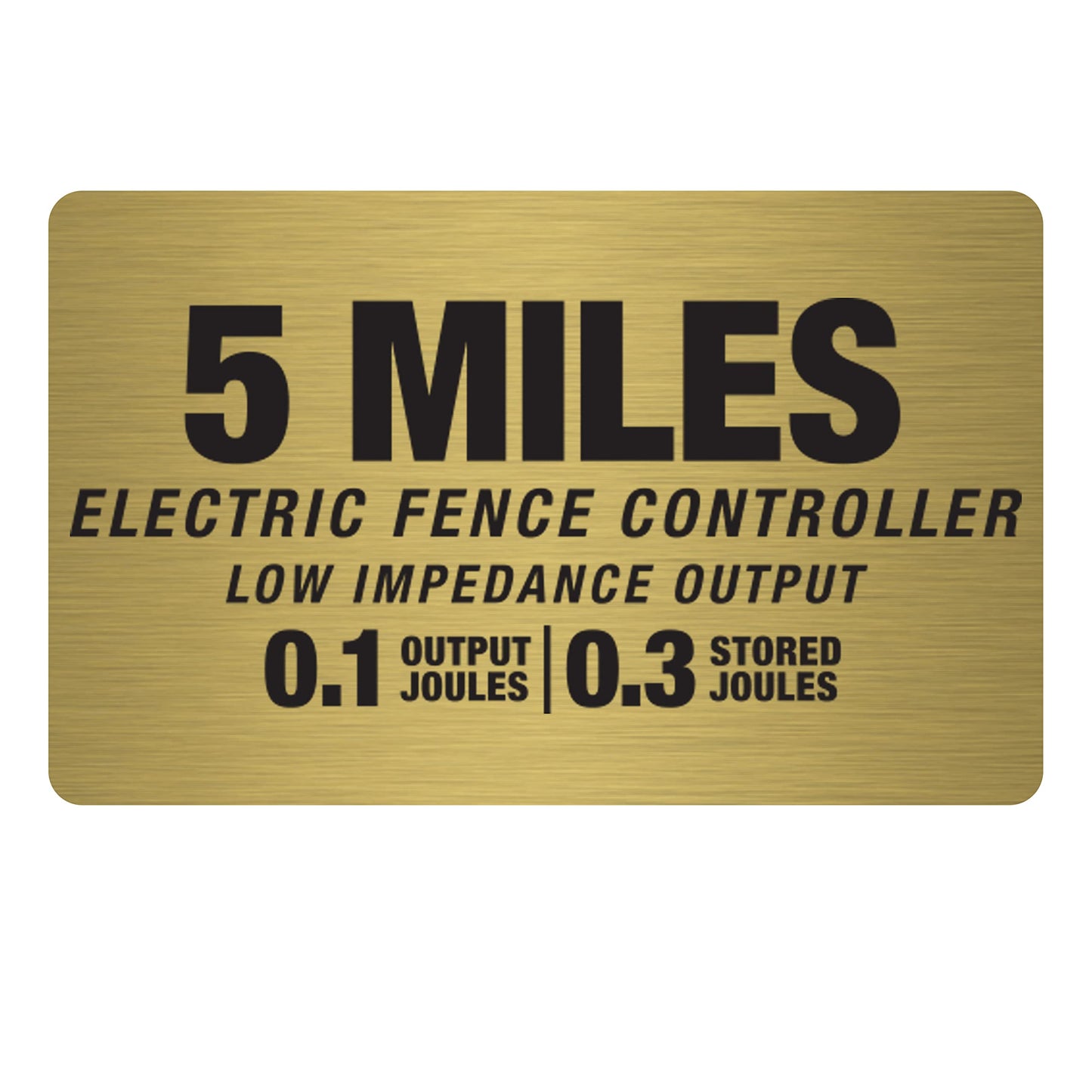 Zareba EA5M-Z 5-Mile AC-Powered Electric Fence Charger,Black